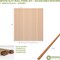 Ekena Millwork 94H x 1/4T Adjustable Wood Slat Wall Panel Kit w/ 1W Slats, Cherry contains 42 Slats SWW84X94X0250CH - alternate 6